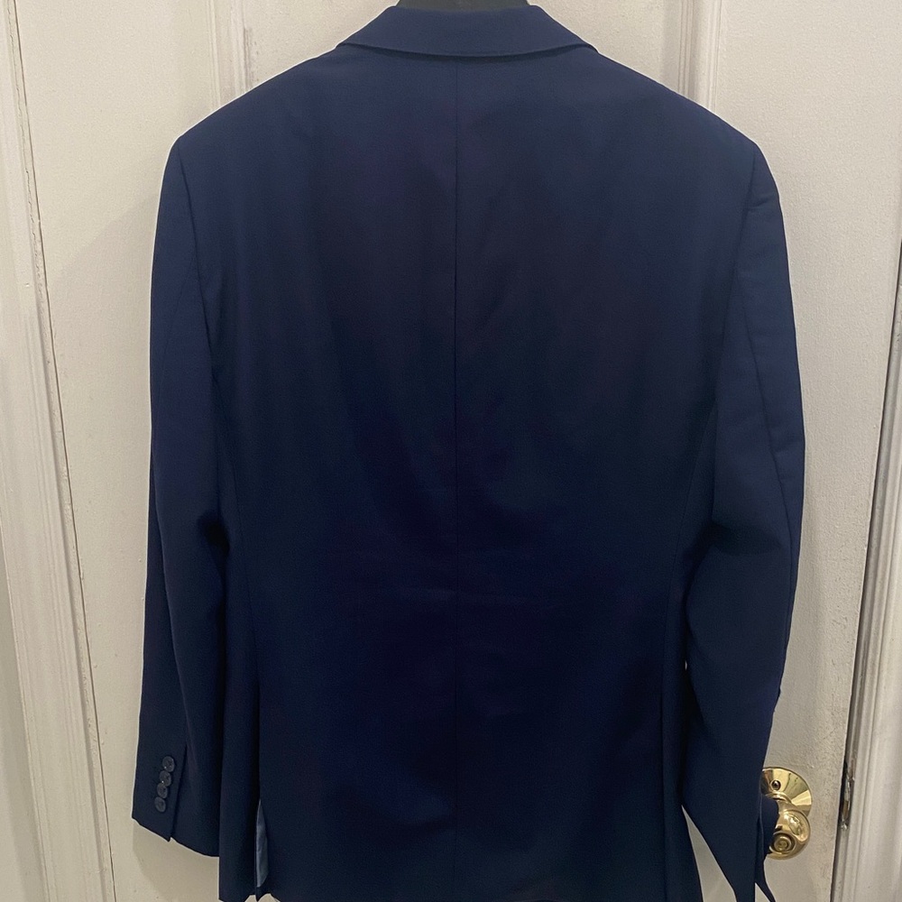 Ermenegildo Zegna Tropical Deep Blue Blazer for men with class S40 - Picture 6 of 8
